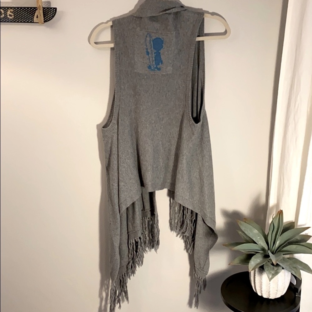 Hollister Vintage Fringe open cardigan